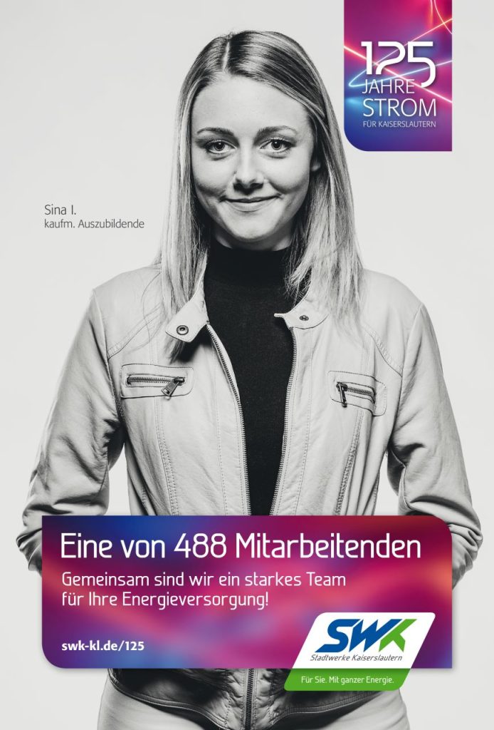 Eine/Einer von 488 Mitarbeitenden - Kampagne 2 - Sina I.