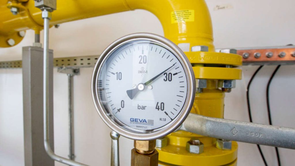 Nahaufnahme Manometer